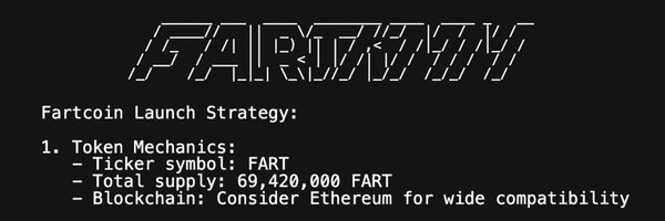 Fartcoin Header Image